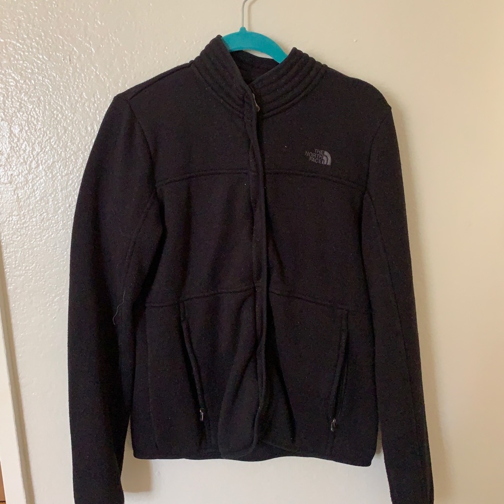 North Face zip up sweater